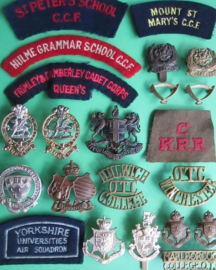 VTC , OTC AND SCHOOL BADGES