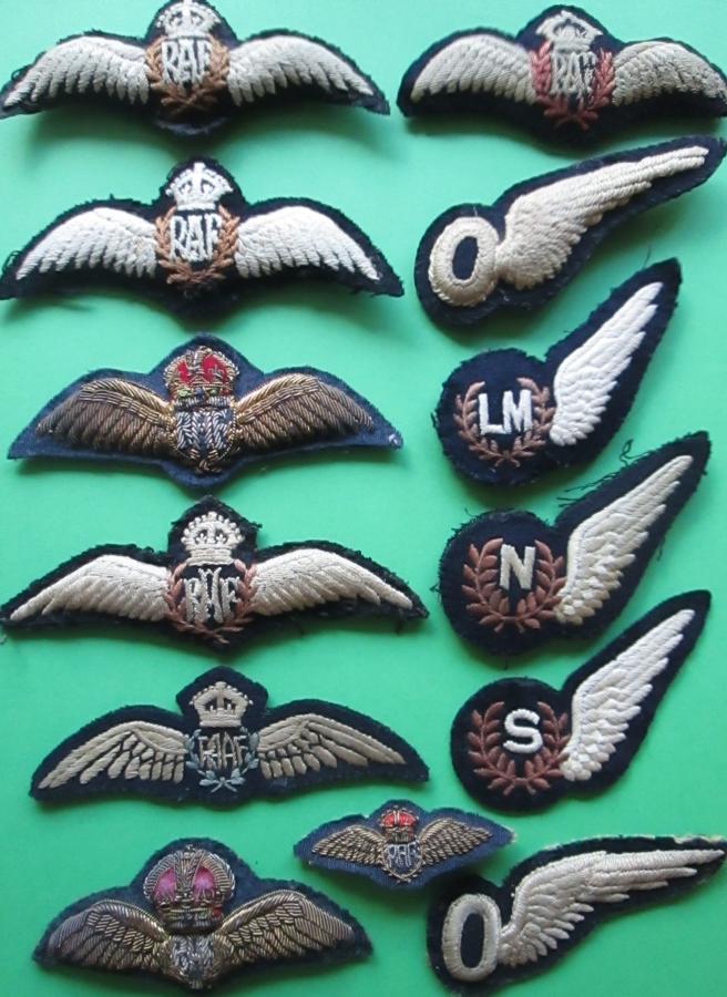 RAF WINGS AND BREVETS