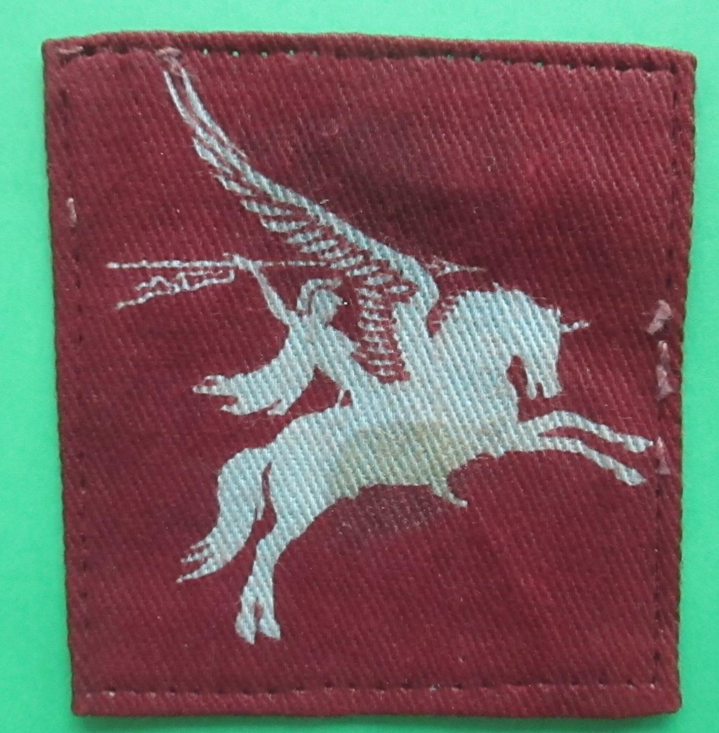 A PRINTED 1ST / 6TH AIRBORNE DIVISION PEGASUS PATCH