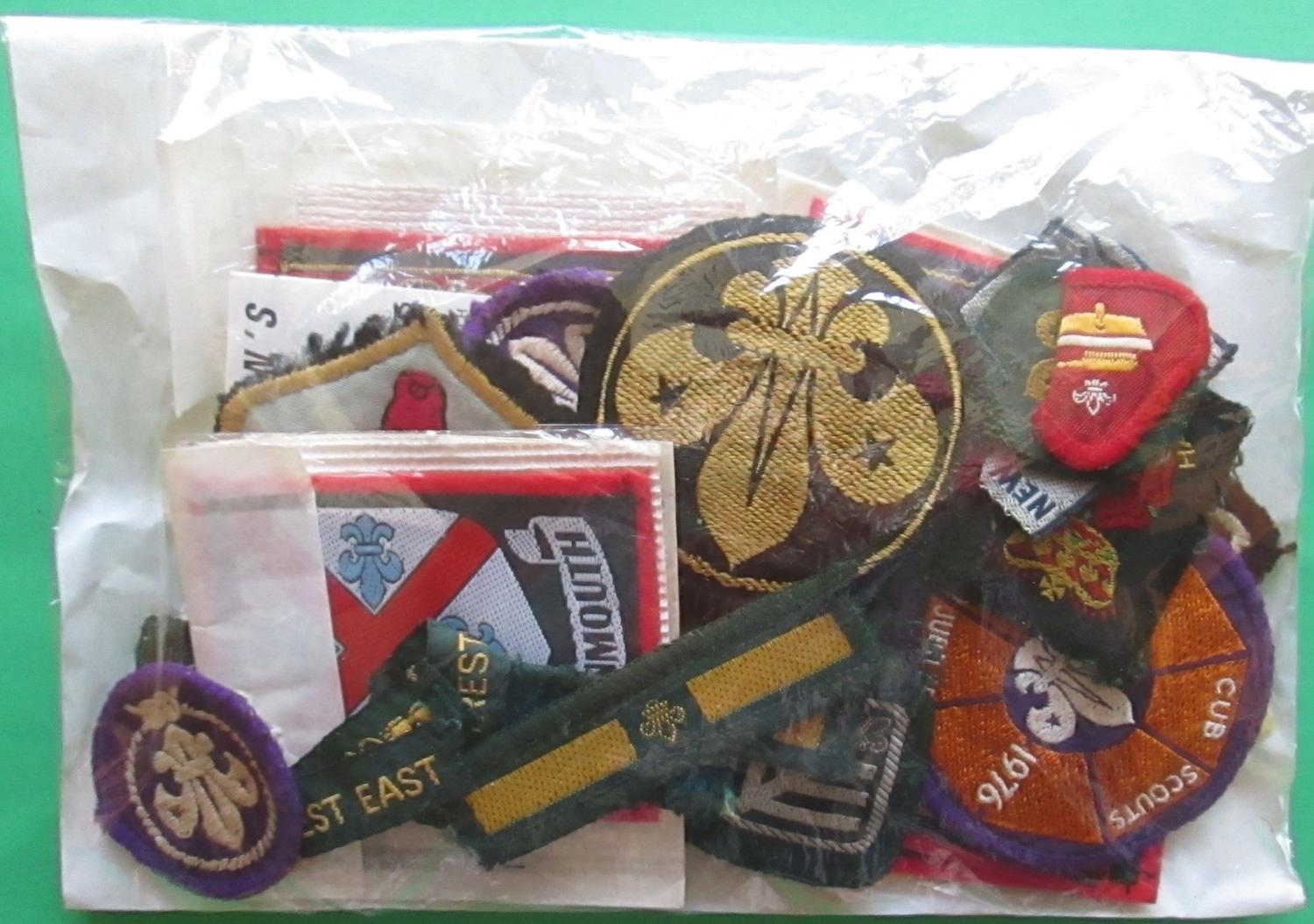 A PARCEL OF MID 1970'S HAMPSHIRE / NEW FOREST EAST SCOUT BADGES