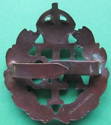 A WWII PERIOD OFFICERS ATS CAP BADGE BADGE