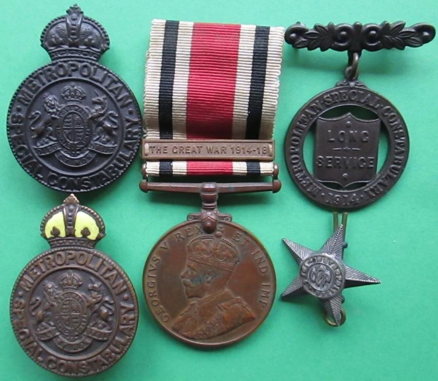 A COLLECTION OF SPECIAL CONSTABULARY BADGES