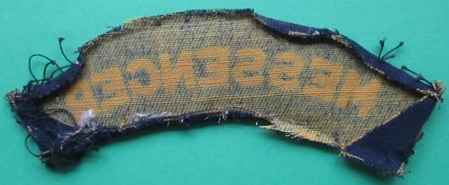A CIVIL DEFENCE MESSENGER SHOULDER TITLE