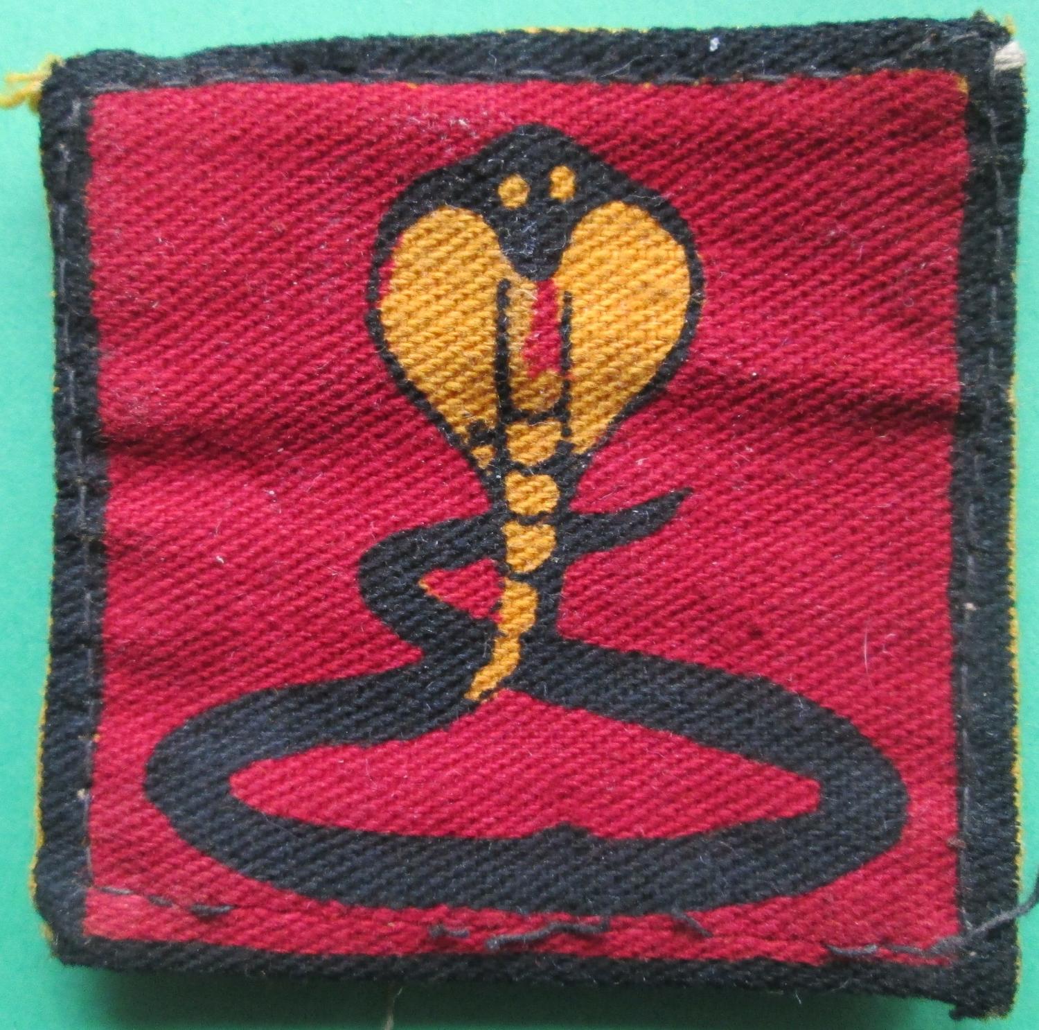A WWII NAGPUR DISTRICT FORMATION PATCH