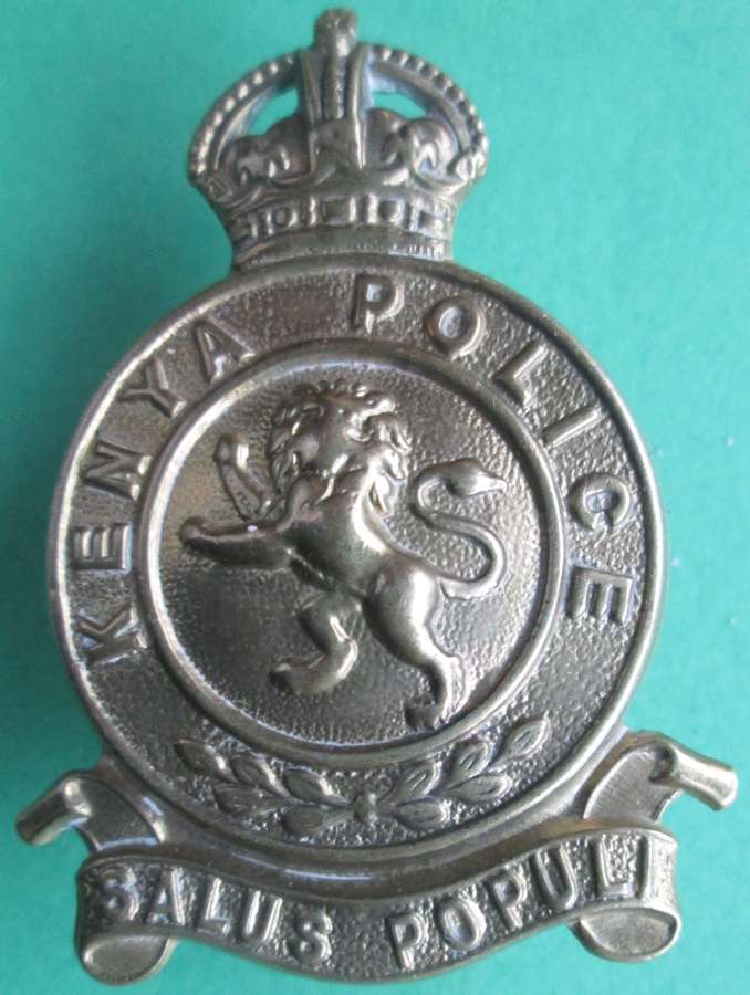 A PRE 1953 KENYA POLICE CAP BADGE