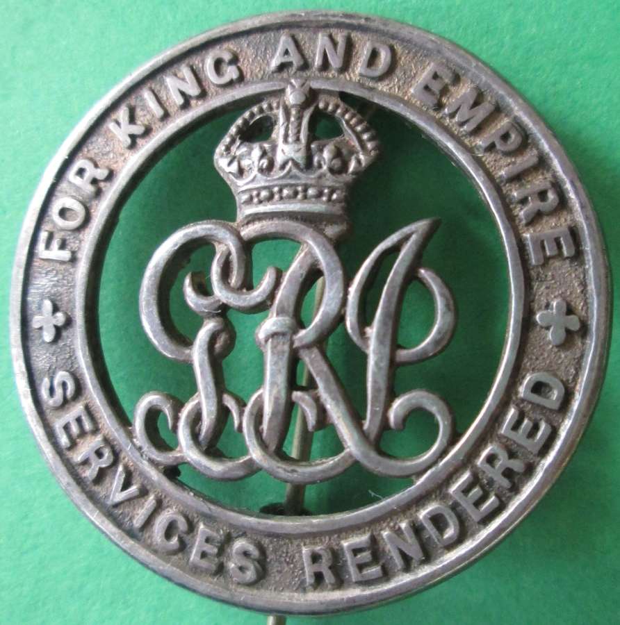 A WWI SILVER WOUND BADGE