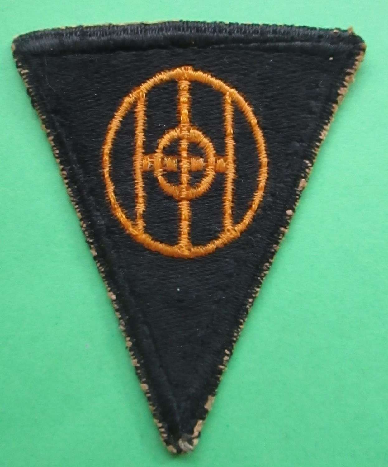 A WWII US 83RD DIVISION FORMATION PATCH