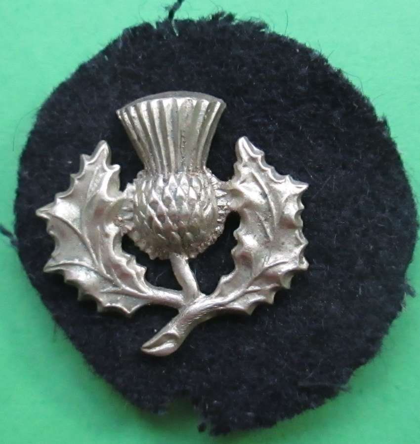 A WWI 52nd LOWLAND DIVISION FORMATION BADGE
