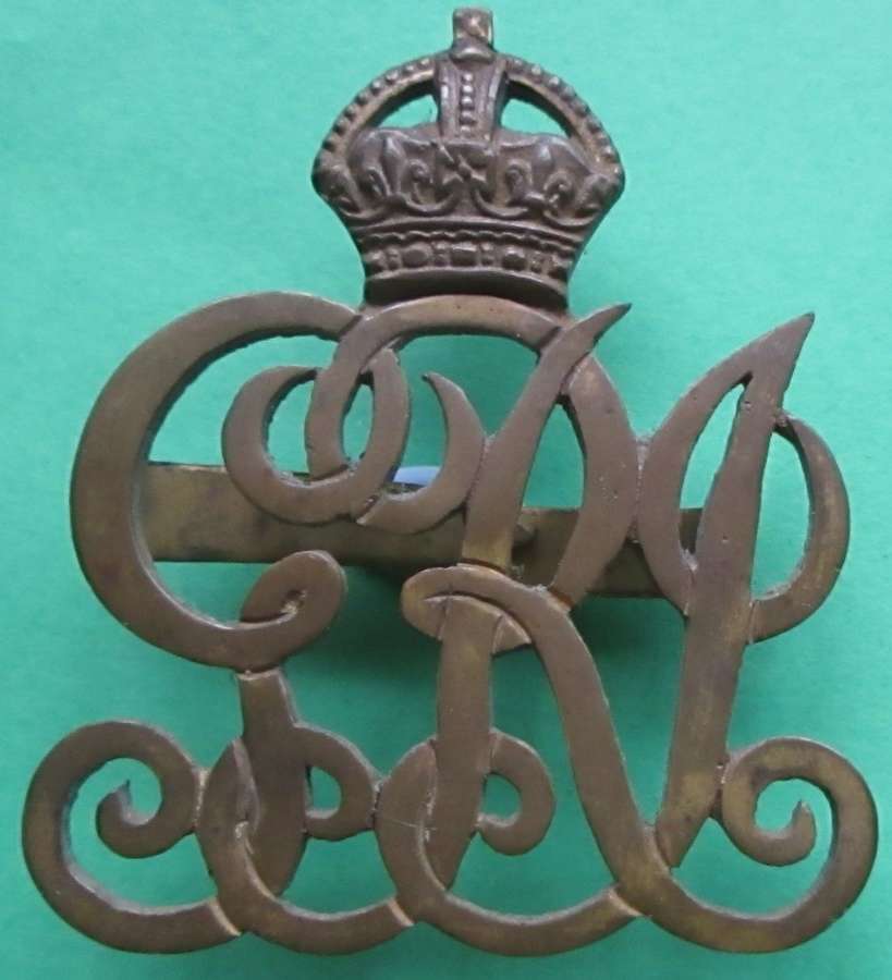 AN INDIAN EXPEDITIONARY FORCE GENERAL SERVICE CAP BADGE