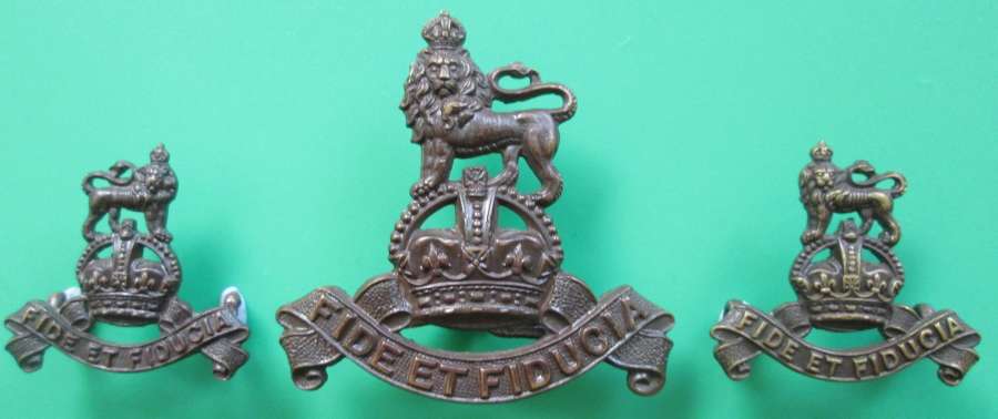A SET OF ARMY PAY CORPS OFFICERS BADGES