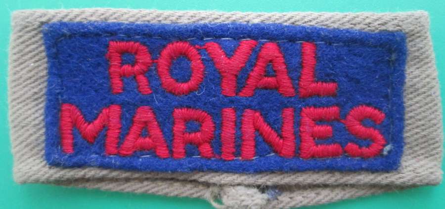 A ROYAL MARINES SLIP ON TITLE