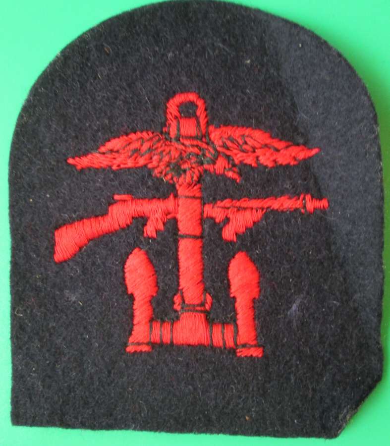 A COMBINED OPERATIONS TOMBSTONE BADGE