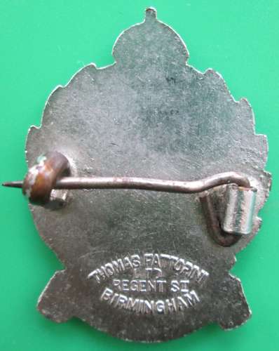A WOMEN'S FORESTRY COMMISSION PIN BROOCH