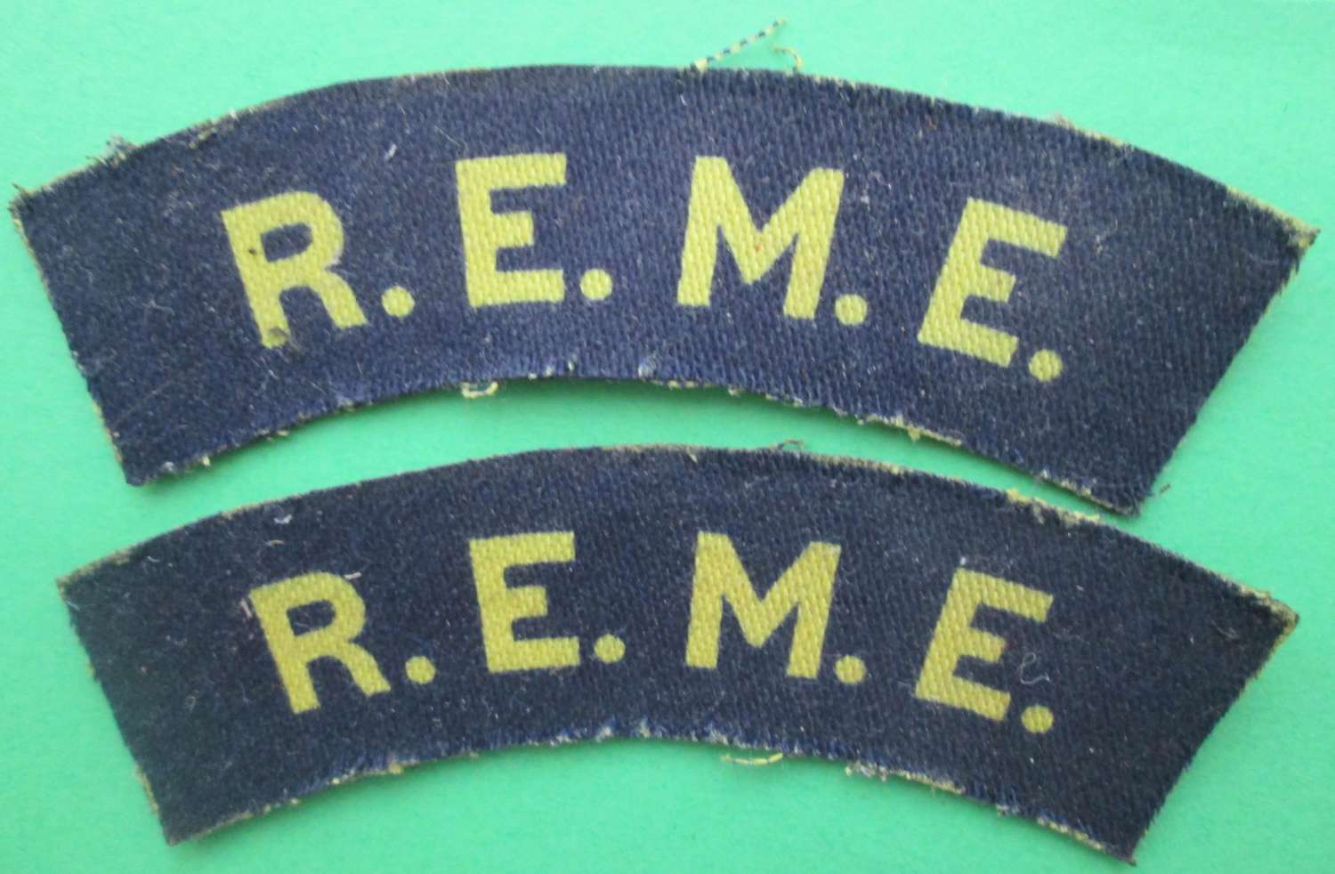 A PRINTED PAIR OF WWII ROYAL ELECTRICAL MECHANICAL ENGINEERS TITLES