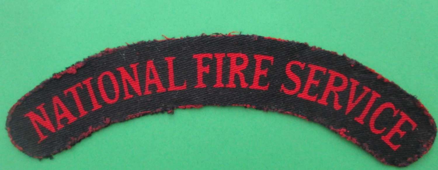 NATONAL FIRE SERVICE SHOULDER TITLE