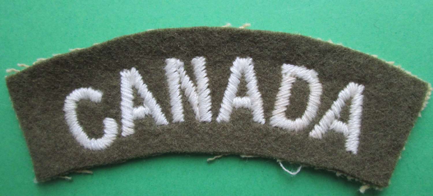 CANADA SHOULDER TITLE