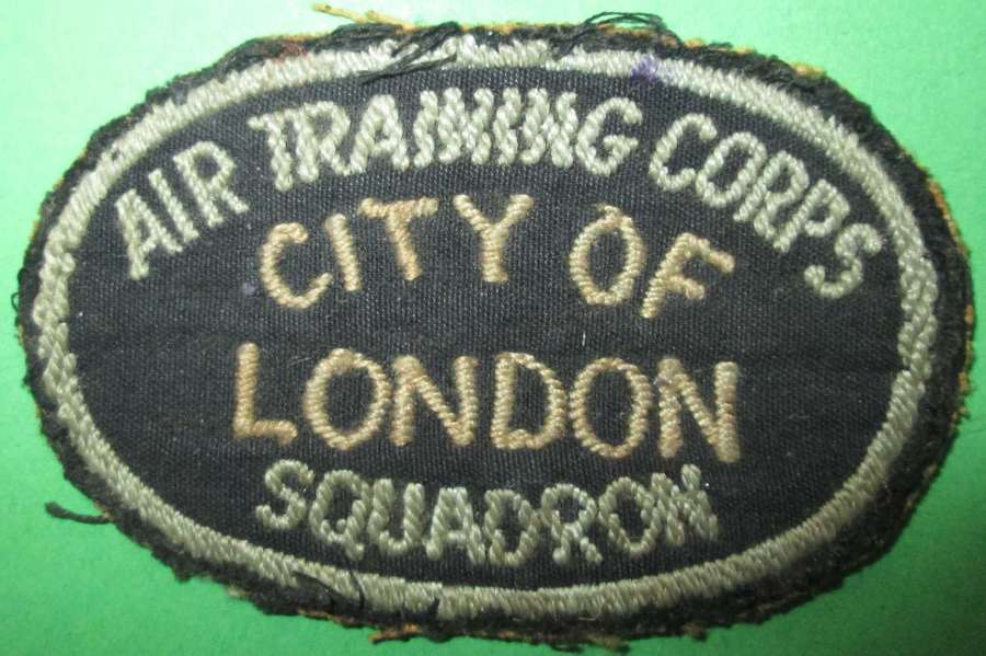 A WWII ATC CITY OF LONDON SQUADRON ARM PATCH