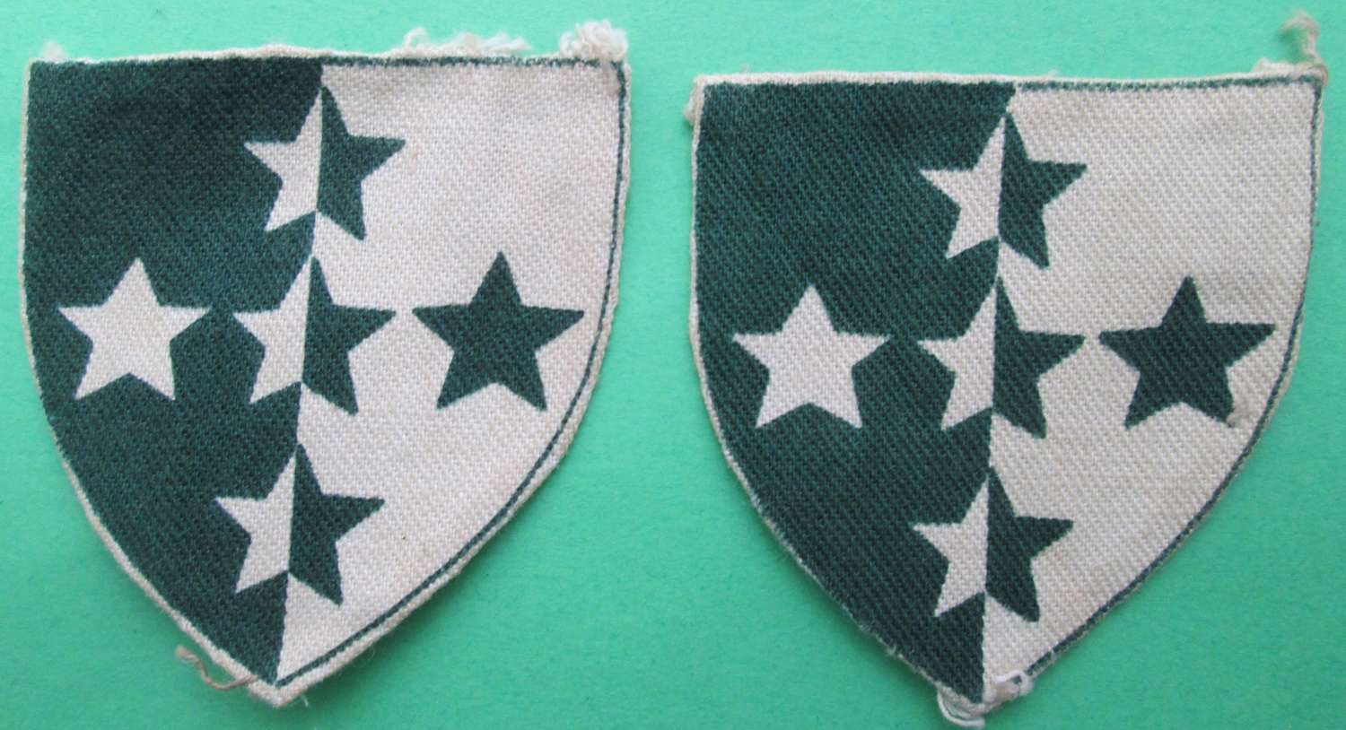 A PAIR OF SOUTHERN COMMAND ROYAL ARMY DENTAL CORPS PATCHES