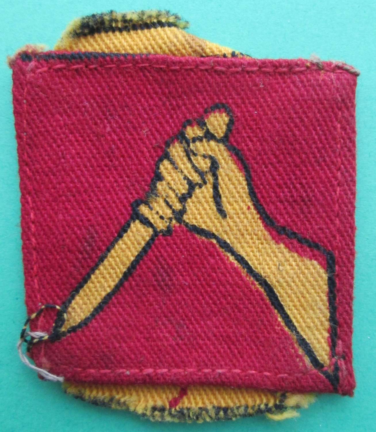 A WWII 19TH INDIAN DIVISION SIGN