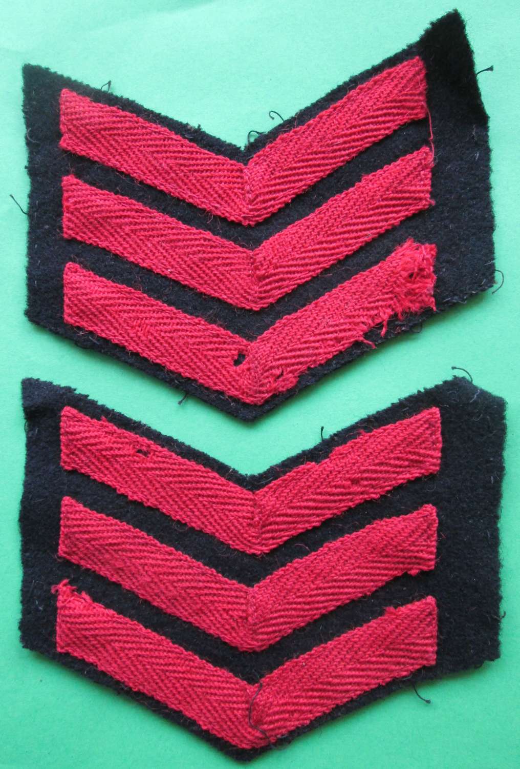 A PAIR OF WWII FIRE GUARD'S INSTRUCTION STRIPS