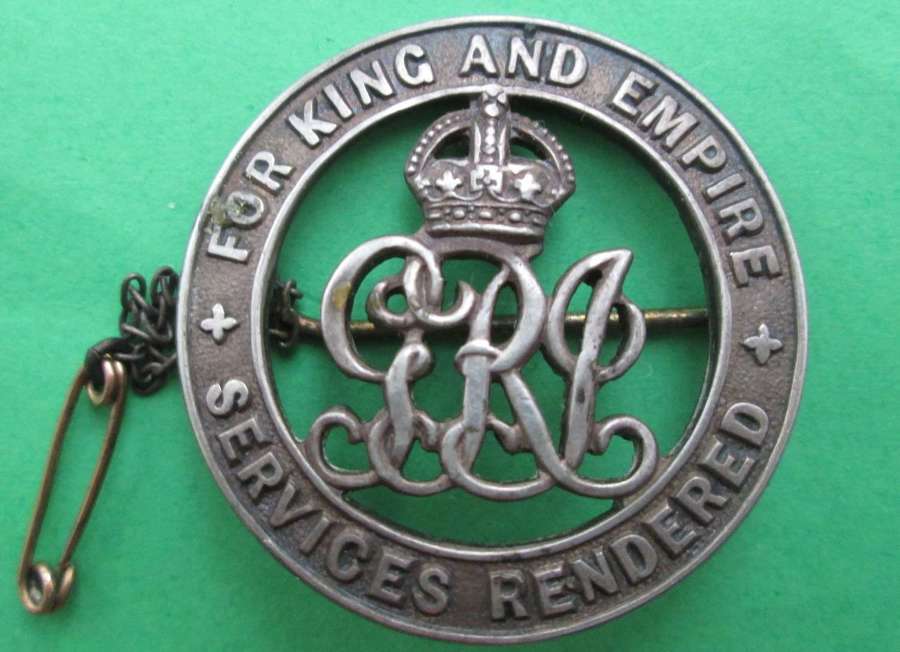WWI SILVER WOUND BADGE