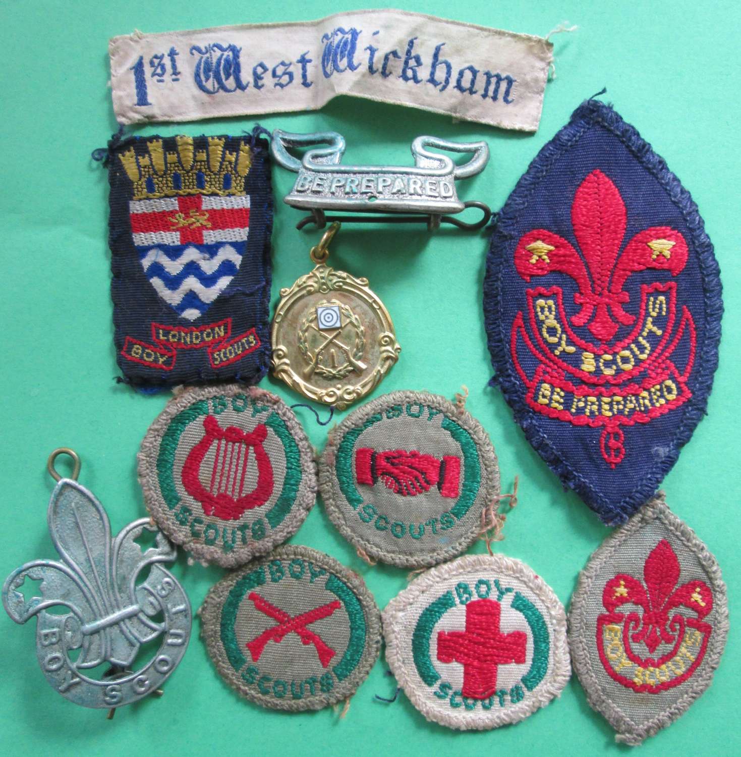 vintage scout badges 