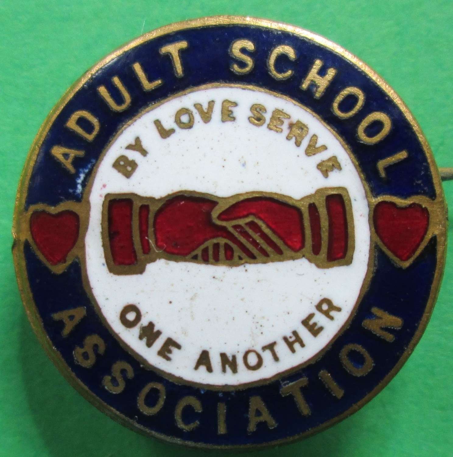 AN ADULT SCHOOL ASSOCIATION BADGE