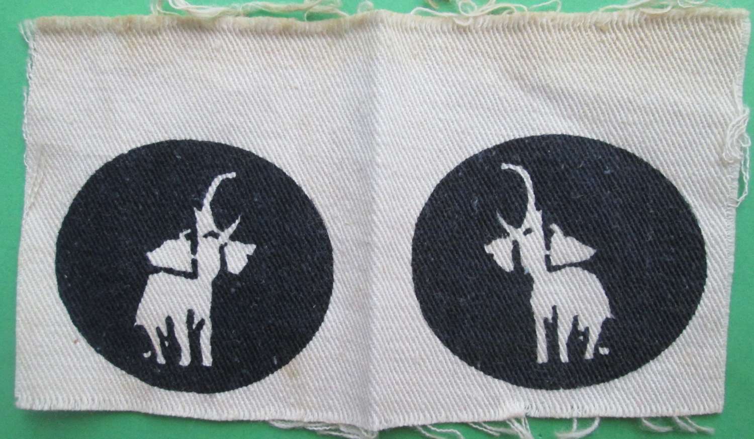 A PAIR OF RARE FORMATION SIGNS FOR THE 22 (EAST AFRICAN) BRIGADE