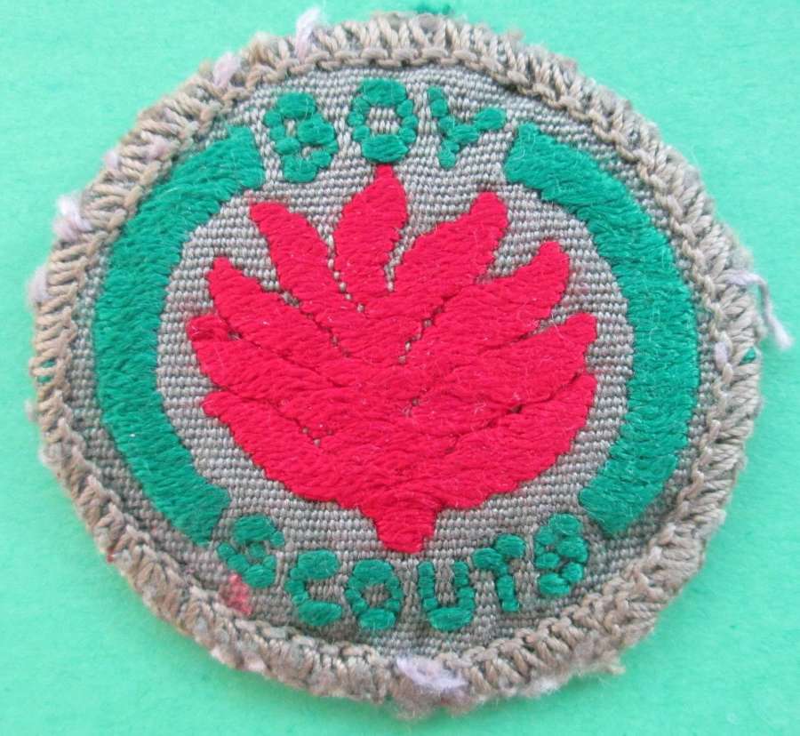 GOOD BOY SCOUTS FIRE SAFETY BADGE