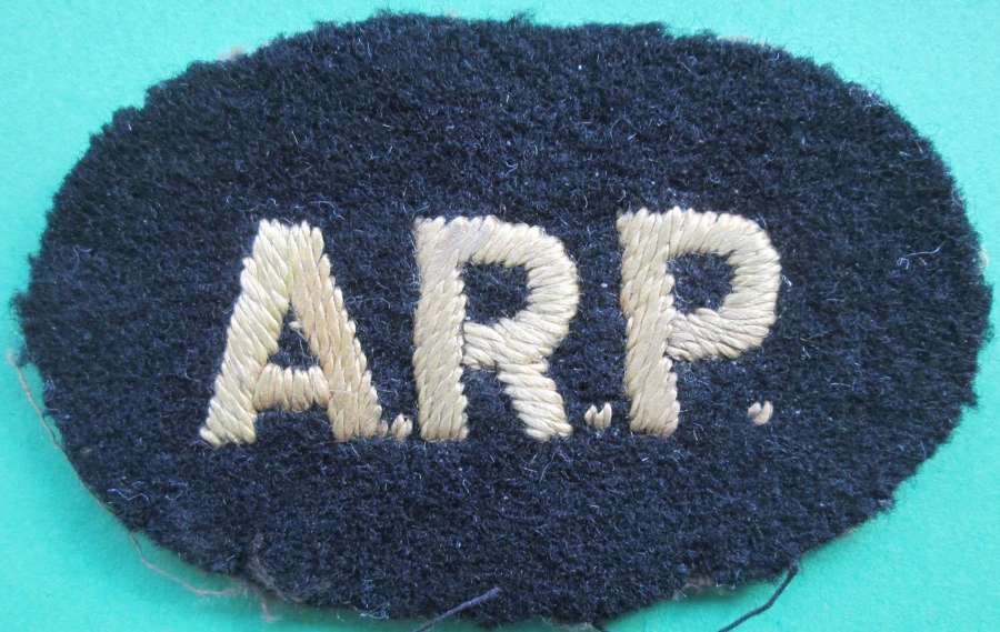 WWII WHITE  ARP PATCH