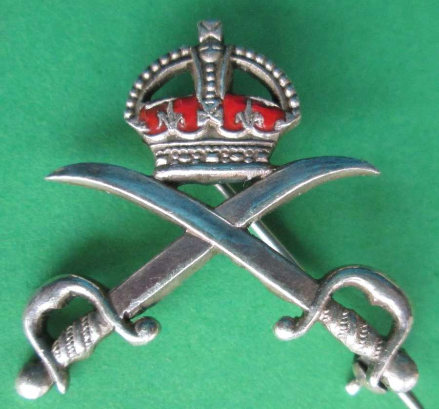Army physical training corps silver sweetheart badge