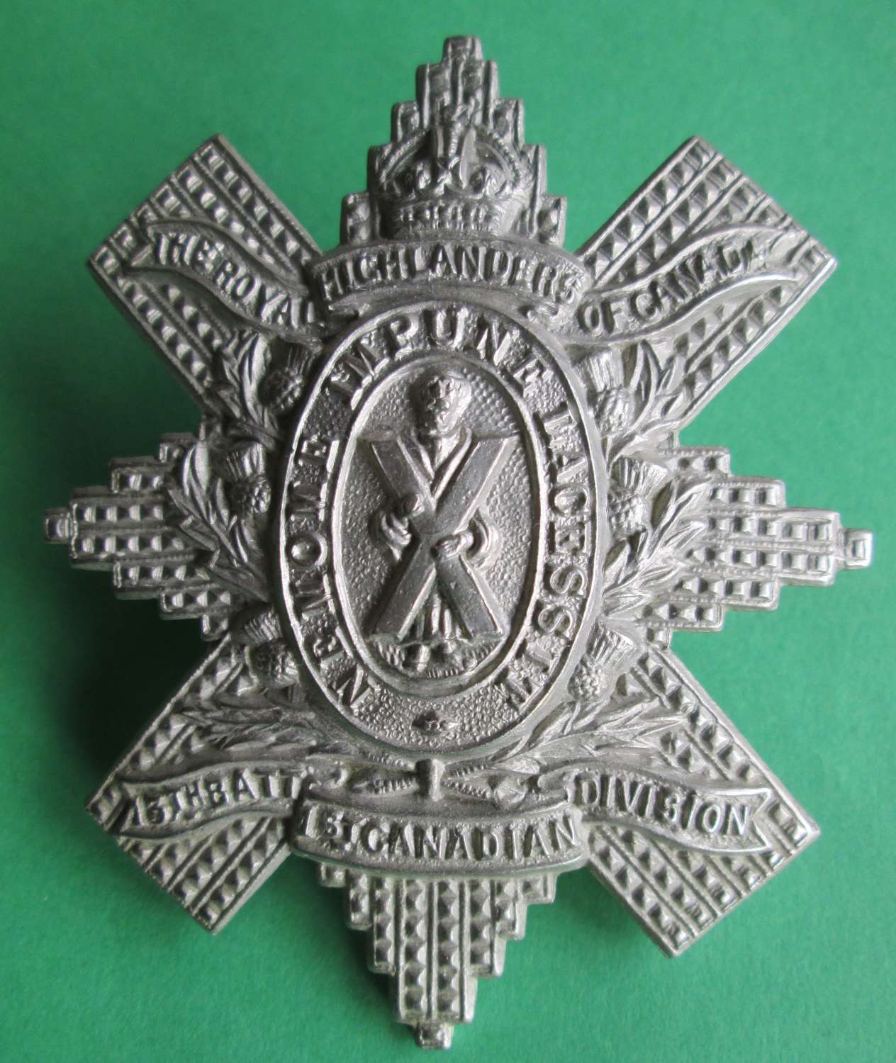ROYAL HIGHLANDERS OF CANADA 13TH BATTALION, 1ST CANADIAN DIVISION