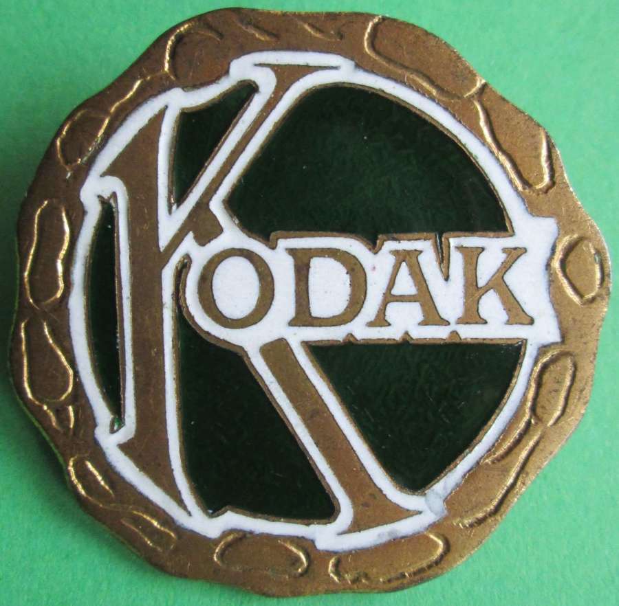1930'S KODAK COMPANY BADGE