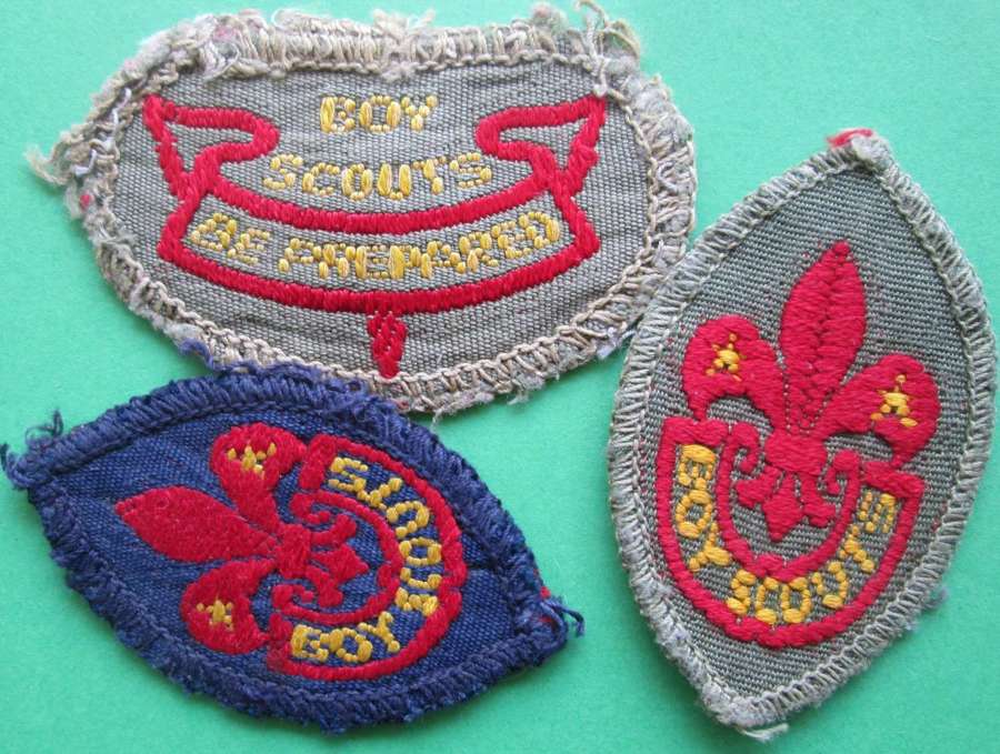 SCOUT PATCHES "THROUGH THE AGES"
