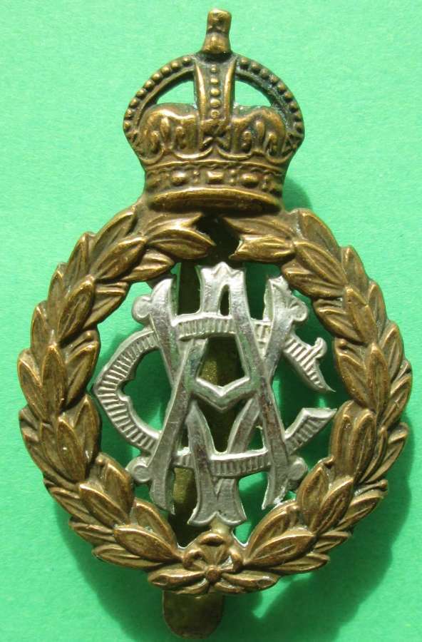 WWI PERIOD ARMY VETERINARY CORPS CAP BADGE