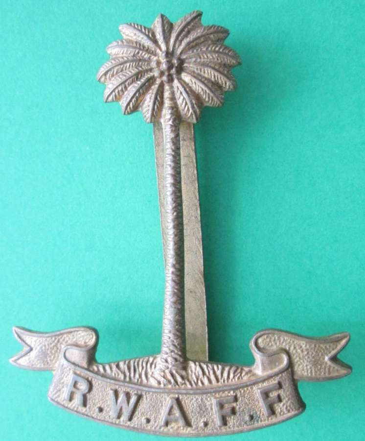 ROYAL WEST AFRICAN FRONTIER FORCES CAP BADGE