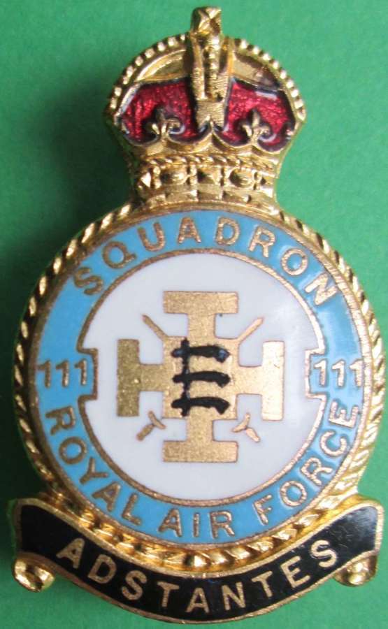ROYAL AIR FORCE 111 FIGHTER SQUADRON BADGE