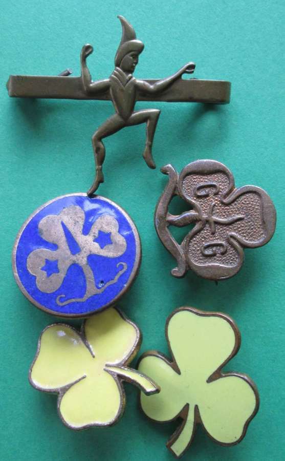 SELECTION OF GIRL GUIDE AND BROWNIE BADGES