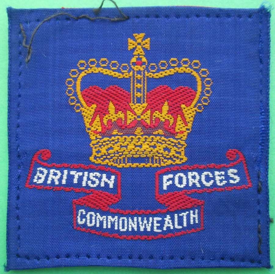 BRITISH COMMONWEALTH FORCES FORMATION SIGN