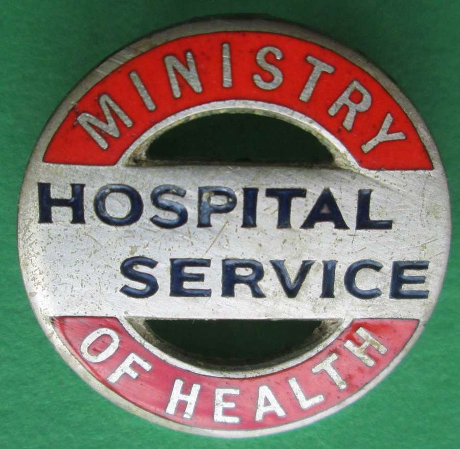 A MINISTRY OF HEALTH HOSPITAL SERVICE PIN BADGE