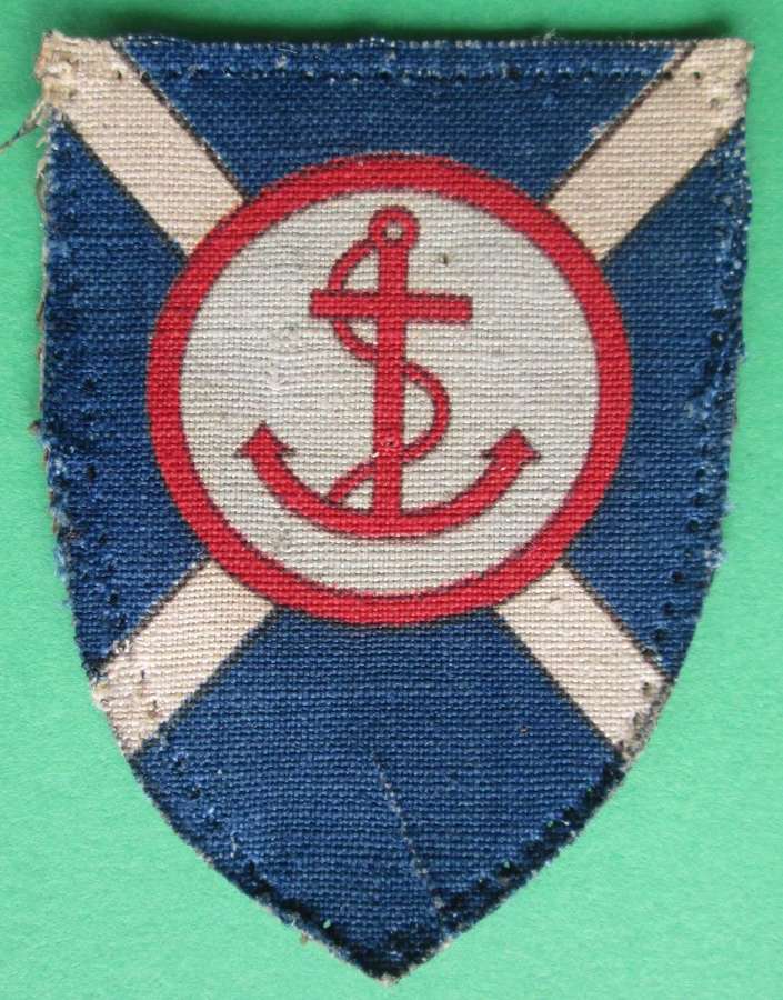 A 264th (Scottish)  BEACH BRIGADE FORMATION SIGN