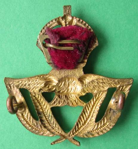 WWII PERIOD RAF WARRANT OFFICERS BERET BADGE