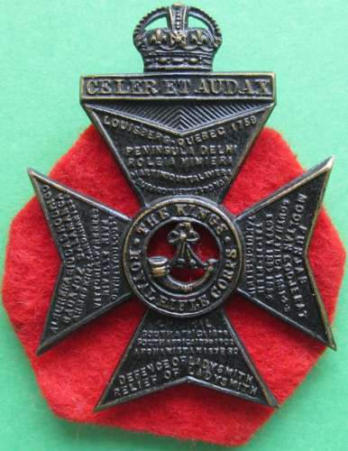 WWI KINGS ROYAL RIFLE CORPS CAP BADGE
