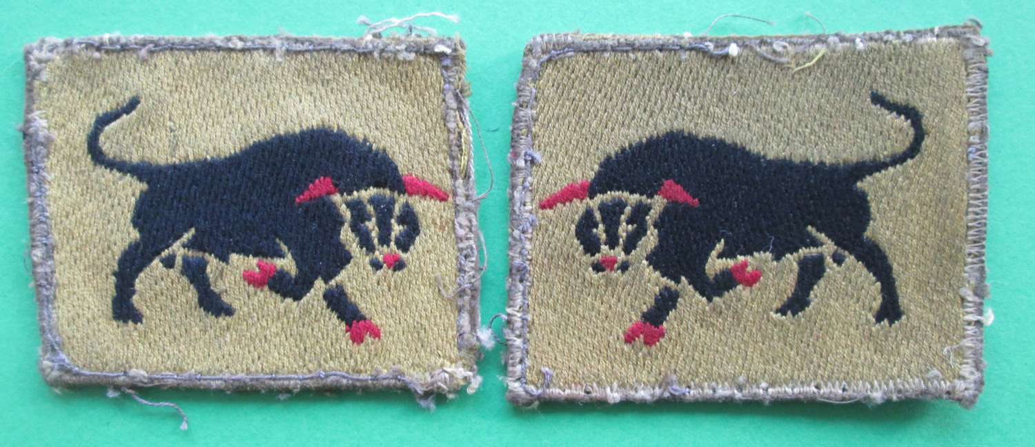 A PAIR OF 11TH ARMOURED BRIGADE FORMATION SIGNS