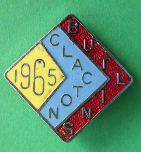 1965 CLACTON ON SEA BUTLINS PIN BADGE