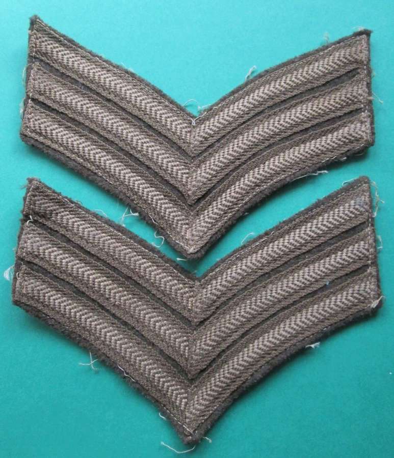 A PAIR OF SGTS STRIPES