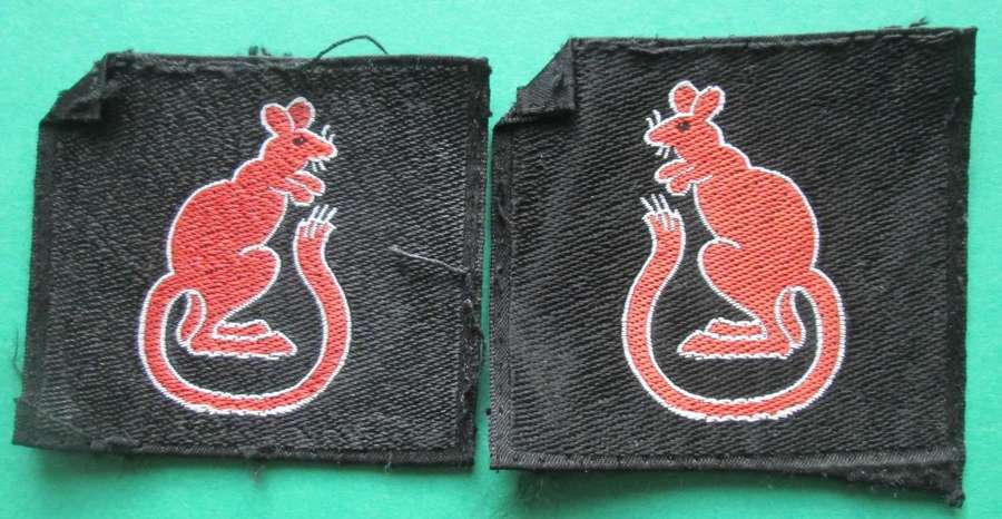 A PAIR OF 7TH ARMOURED DIVISION FORMATION SIGNS