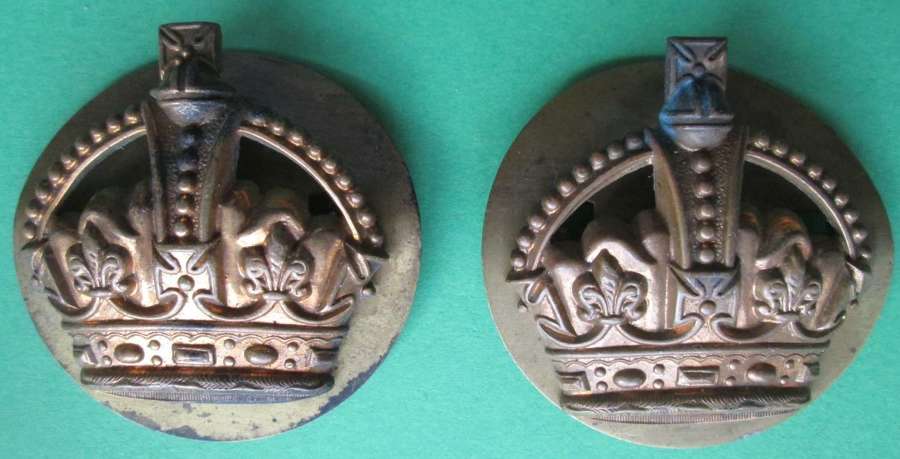 PAIR OF KING'S CROWNS