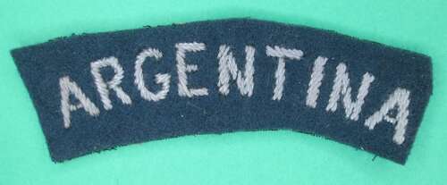 WWII RAF ARGENTINA SHOULDER TITLE