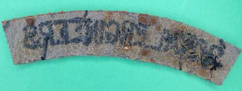 ROYAL ENGINEERS SHOULDER TITLE